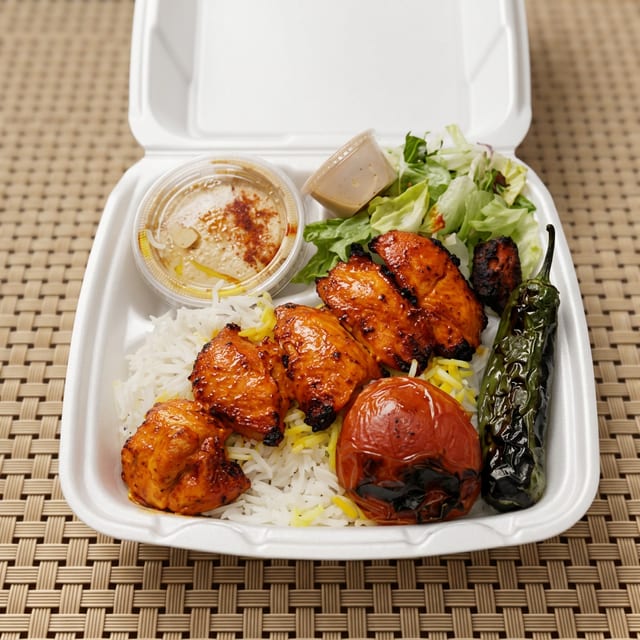 Spicy Chicken Breast Kabob.