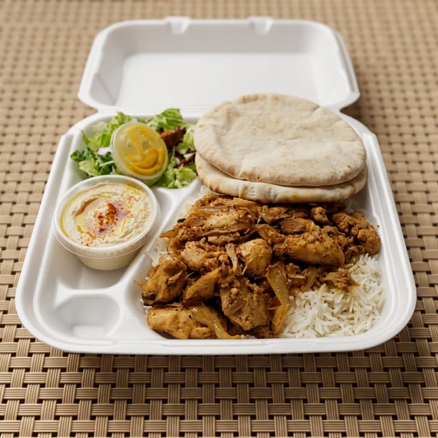 Chicken Shawarma Plate.